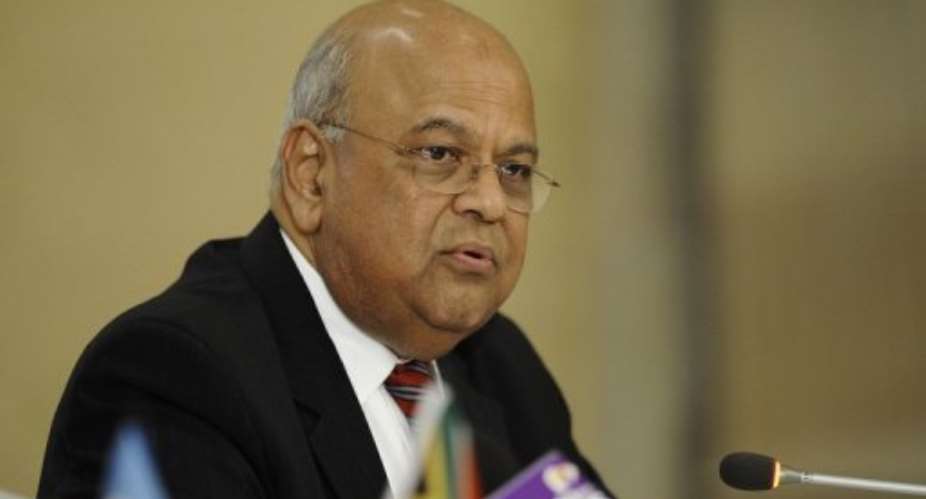 South African Finance Minister Pravin Gordhan pictured in Pretoria on September 6, 2012.  By Stephane de Sakutin (AFP/File)
