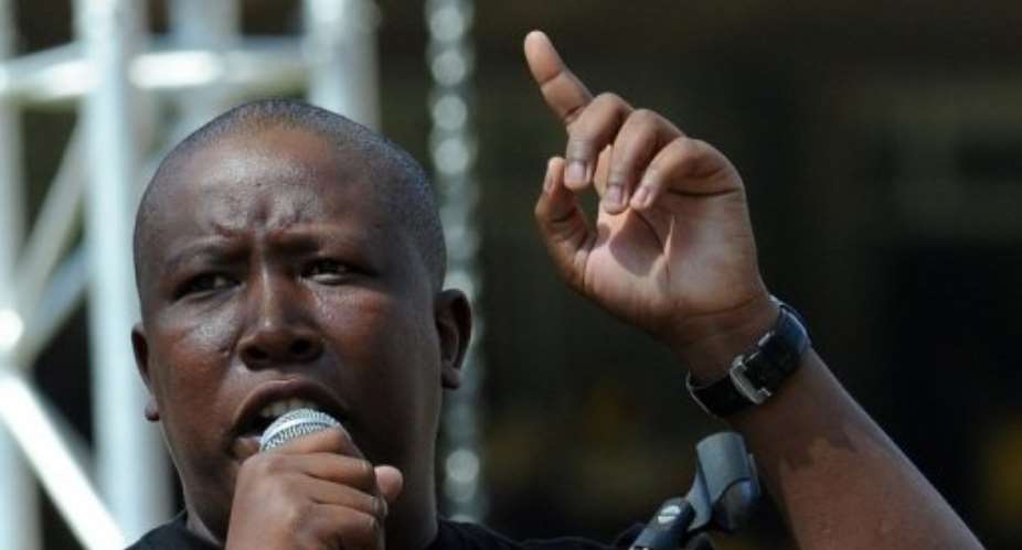 South Africas renegade ex-youth leader Julius Malema.  By Alexander Joe (AFP/File)