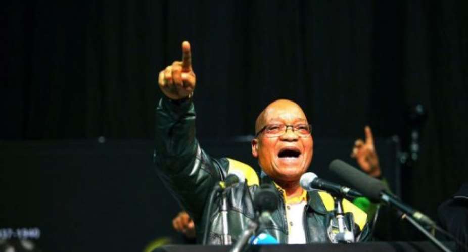 President of South Africa Jacob Zuma.  By Alon Skuy AFPFile