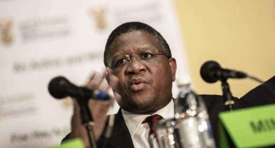 South African sport and recreation Minister Fikile Mbalula.  By Gianluigi Guercia AFPFile