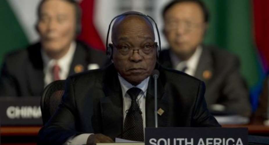 One discussion document says the ANC conference will seek a paradigm shift on economic development.  By Yuri Cortez (AFP/File)