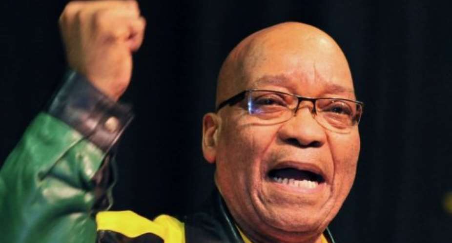 Jacob Zuma.  By Alexander Joe AFPFile