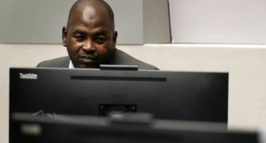 Said is facing seven counts at the ICC.  By Peter Dejong (POOL/AFP)