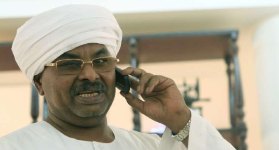 Salah Ghosh, pictured in 2013, was credited with building Sudan's National Intelligence and Security Service into one of the most powerful security agencies of Omar al-Bashir's regime.  By ASHRAF SHAZLY AFPFile