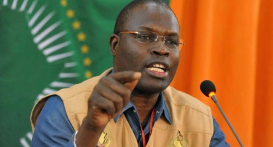 Sall was elected to Senegal's national assembly from prison in July but his parliamentary immunity was lifted to pave the way for his trial..  By Seyllou AFPFile