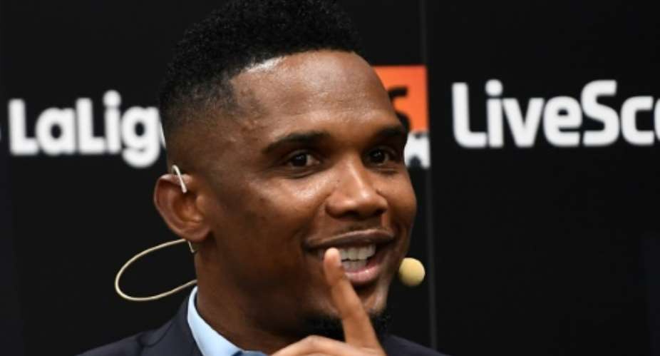 Samuel Eto'o says he has no plans to go into politics after retiring from playing in September.  By PIERRE-PHILIPPE MARCOU AFPFile
