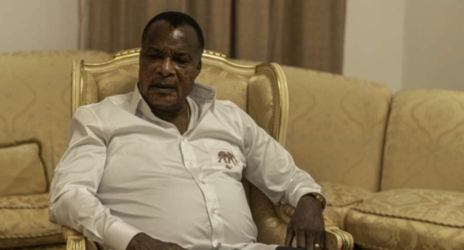 Sassou Nguesso has been Congo-Brazzavilles president for a total of over four decades.  By Glody MURHABAZI (AFP)