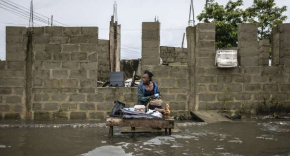Scientific analyses have shown that Lagos state now experiences heavier rainstorms than in the past.  By OLYMPIA DE MAISMONT (AFP)