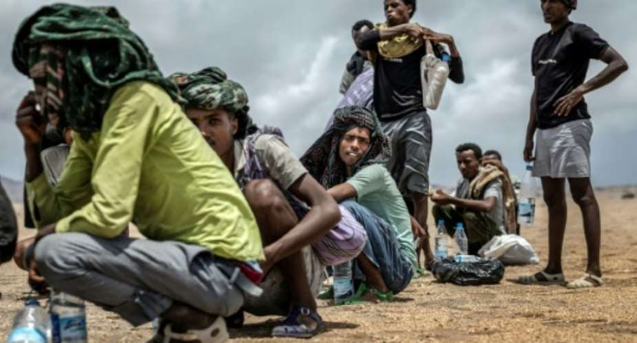 Scorching temperatures lead to many deaths in the Djibouti desert.  By Luis TATO (AFP)