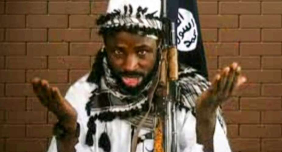 Screengrab taken on January 2, 2018 from a video released the same day by Islamist group Boko Haram shows their leader Abubakar Shekau speaking in his first video message in months.  By Boko Haram  HO BOKO HARAMAFP