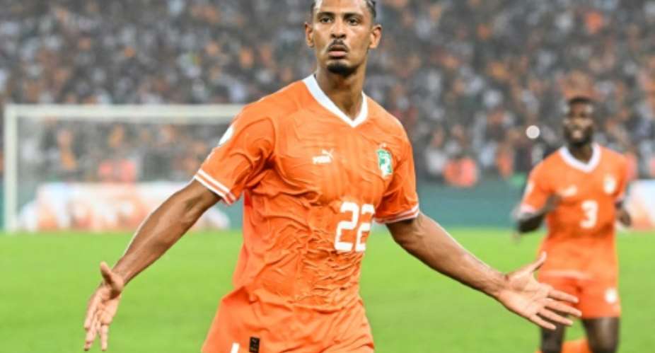 Sebastien Haller scored Ivory Coast's winner in the semi-final against DR Congo in his first start of the Africa Cup of Nations.  By Sia KAMBOU (AFP/File)
