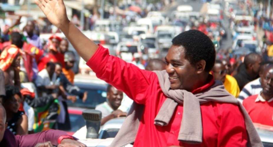 Self-made businessman Hakainde Hichilema has bid for the presidency five times already.  By SALIM DAWOOD AFP
