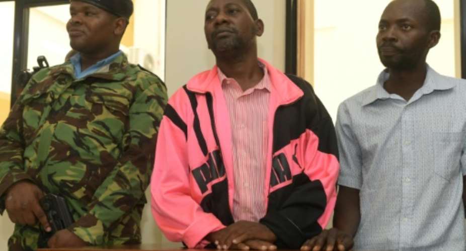 Self-proclaimed pastor Paul Nthenge Mackenzie C has also been charged with terrorism, manslaughter as well as child torture and cruelty.  By SIMON MAINA AFPFile