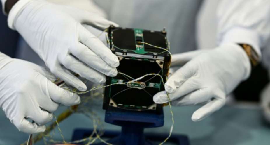 Senegal has been developing a satellite to collect environmental and climate data.  By Gabriel BOUYS (AFP)