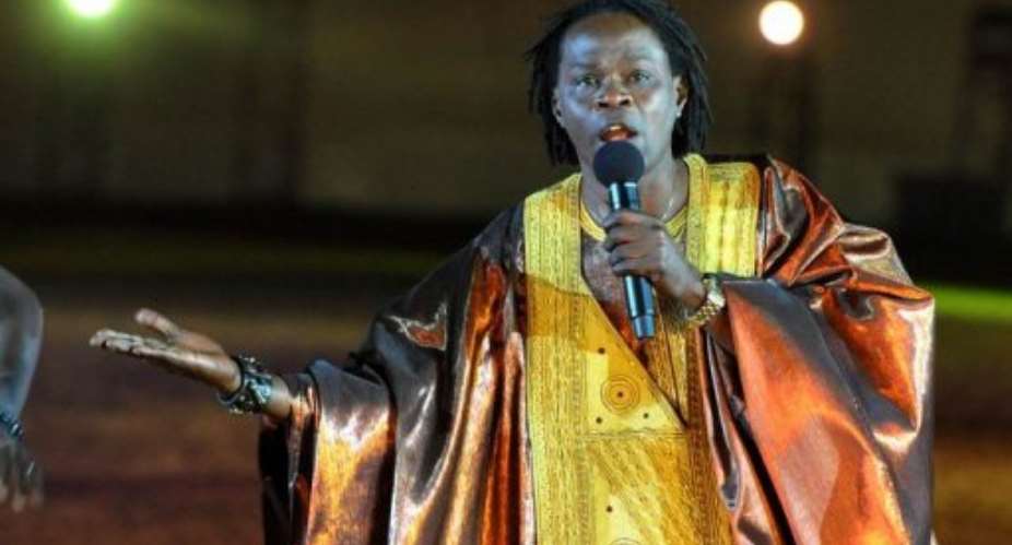 Baaba Maal will present a show on Londons South Bank this summer.  By Seyllou Diallo (AFP/File)