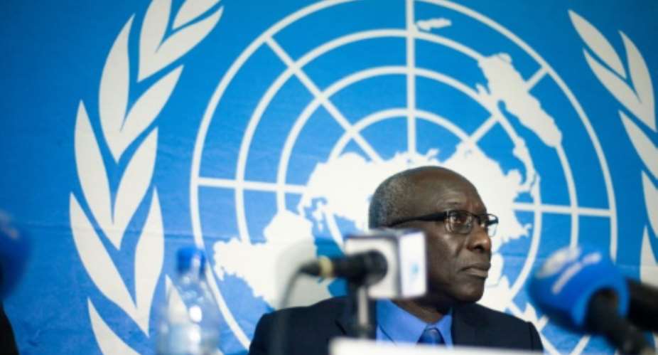 Senegalese Adama Dieng, the UN's special advisor for the prevention of genocide, denies that the Central African Republic is in a pre-genocide state.  By FLORENT VERGNES AFP