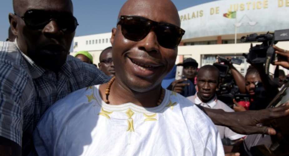 Senegalese MP Barthelemy Dias is a leading supporter of jailed Dakar mayor Khalifa Sall.  By SEYLLOU AFPFile