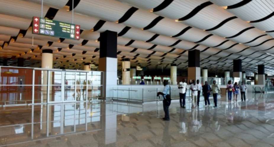 Senegalese press say air traffic controllers are aggrieved over working conditions in the new Blaise Diagne International Airport, especially the commute.  By SEYLLOU AFPFile