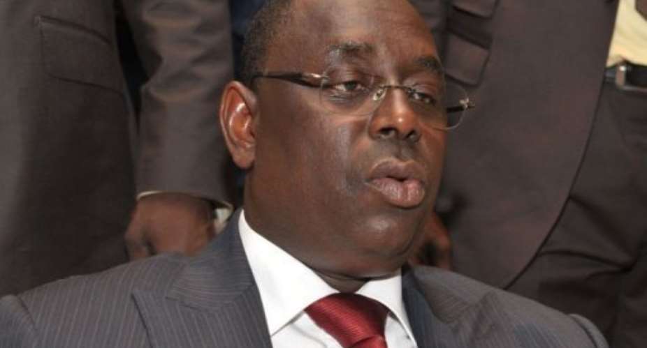 Sall swore to observe and enforce the constitution at a ceremony in the gardens of a large hotel in Dakar.  By Seyllou (AFP/File)