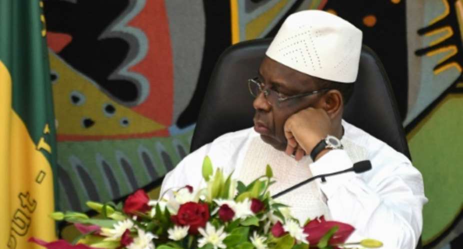 Senegal's President Macky Sall has suggested the BBC report was an attempt to destabilise the country.  By Seyllou AFP