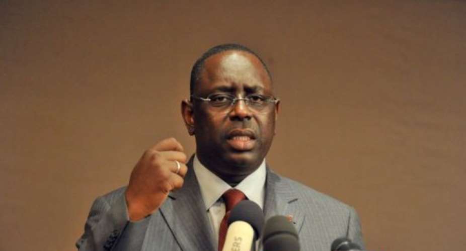 Senegals opposition presidential candidate Macky Sall.  By Issouf Sanogo (AFP)