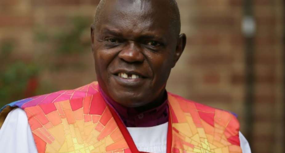 Sentamu became the Church of England's first black archbishop when he was enthroned in November 2005..  By Daniel LEAL-OLIVAS AFPFile