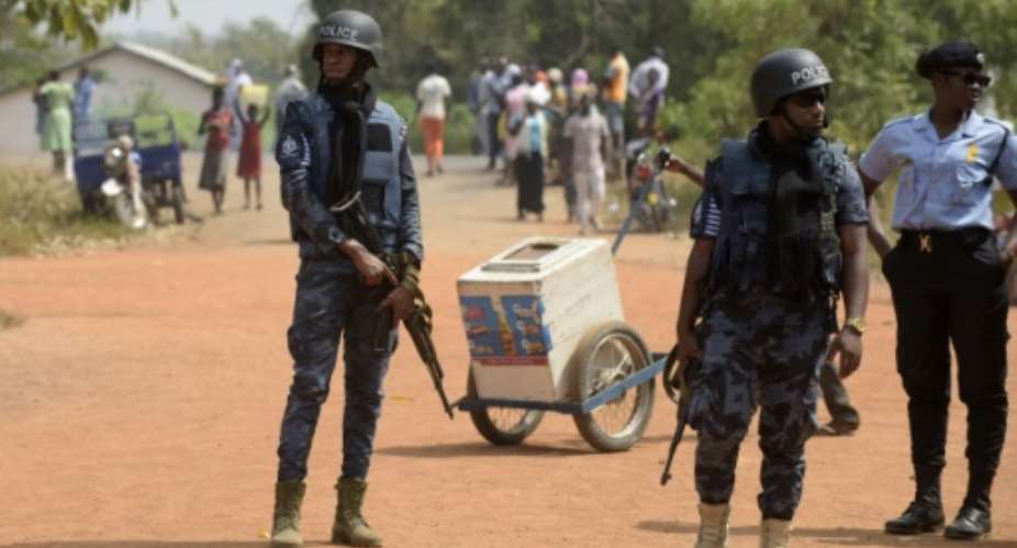 Seven women and three children were killed in dispute among members of a traditional ruler's family in northern Ghana turned violent, police said.  By PIUS UTOMI EKPEI AFPFile
