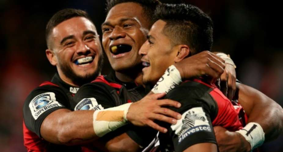 Seven-time champion Canterbury Crusaders have an unconquered run of 12 games as New Zealand teams dominate Super Rugby.  By MARTIN HUNTER AFPFile