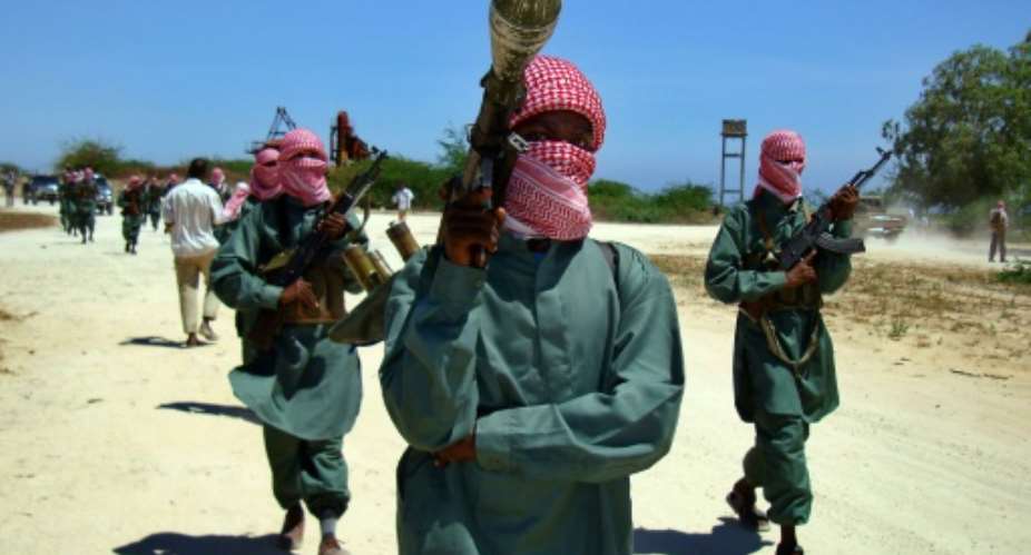 Shabaab fighters have been fighting to overthrow the Somali regime for the past decade.  By Mustafa ABDI (AFP/File)