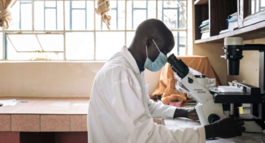 Shrugging off the dangers of conflict-wracked northeastern DR Congo, Ukety and his colleagues doggedly pursue research into a new treatment for river blindness.  By ALEXIS HUGUET (AFP)