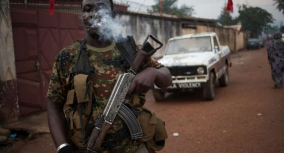 Since 2013, Central African Republic has been blighted by simmering sectarian violence between rival militia groups.  By FLORENT VERGNES AFPFile
