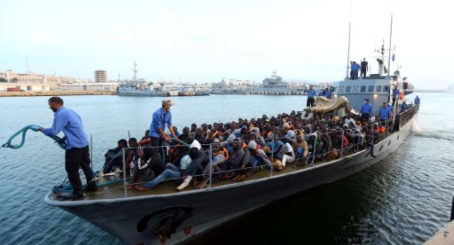 Since 2014, more than 1.6 million people have arrived by sea while 13,500 have died on the way.  By MAHMUD TURKIA AFPFile