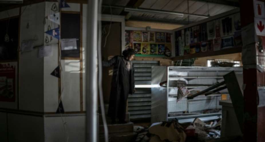 Small stores run by foreign nationals have been a focal point of xenophobic unrest.  By MARCO LONGARI (AFP)