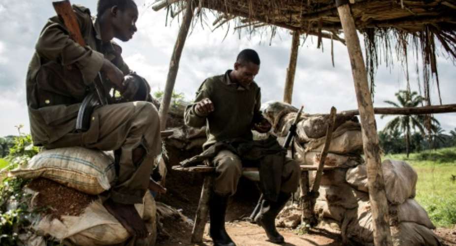 Soldiers in the Democratic Republic of Congo have been battling the ADF militant group in the restive east.  By JOHN WESSELS AFPFile