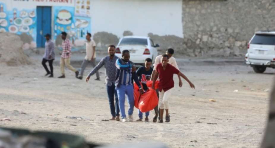 Somali police said at least 32 people died in the attack.  By Hassan Ali ELMI (AFP)