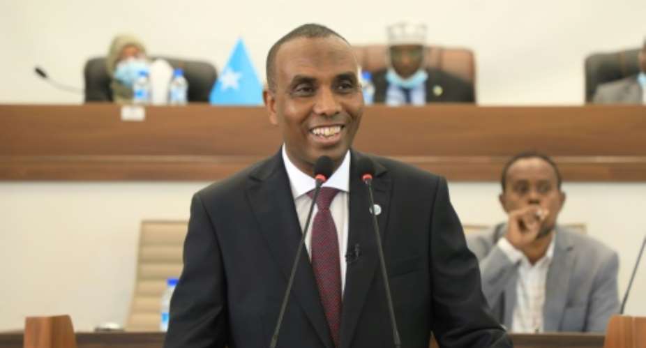 Somalia's new Prime Minister Hamza Abdi Barre pledged to form a government focused on 'inclusive political stability'.  By Hasan Ali Elmi AFP