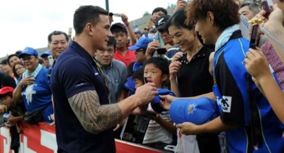 Sonny Bill Williams is available for selection, despite rumours to the contrary.  By Toshifumi KITAMURA AFPFile