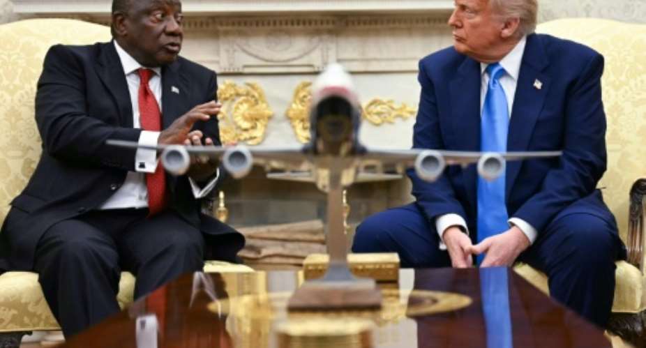 South Africa and the US have clashed on several issues.  By Jim WATSON (AFP/File)