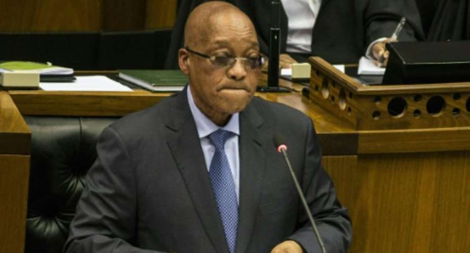 South Africa's Constitutional Court found President Jacob Zuma in breach of the constitution for using public funds to upgrade his private home.  By David Harrison AFPFile