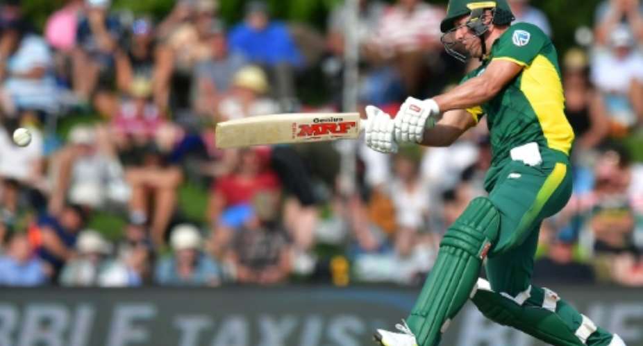 South Africa captain AB de Villiers is the 18th player  to reach the 9,000 ODI run mark.  By Marty MELVILLE AFPFile