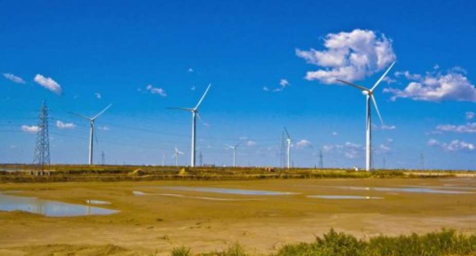 The loan will help fund the Upington solar park in Northern Cape and the Sere wind farm in Western Cape province.  By  (AFP/File)
