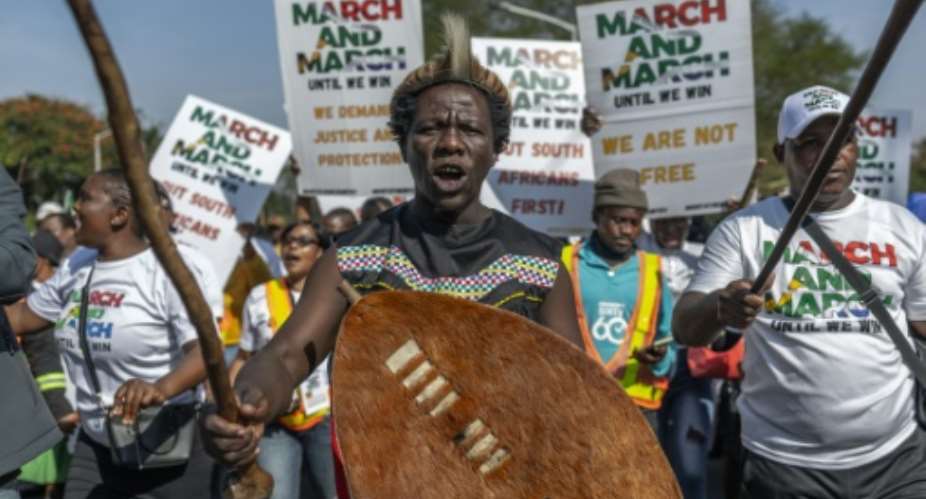 South Africa has experienced periodic outbreaks of anti-migrant violence.  By RAJESH JANTILAL (AFP/File)
