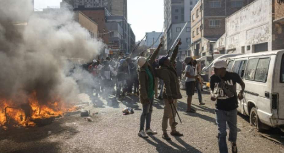 South Africa has experienced recurring bouts of anti-migrant violence.  By EMMANUEL CROSET (AFP/File)