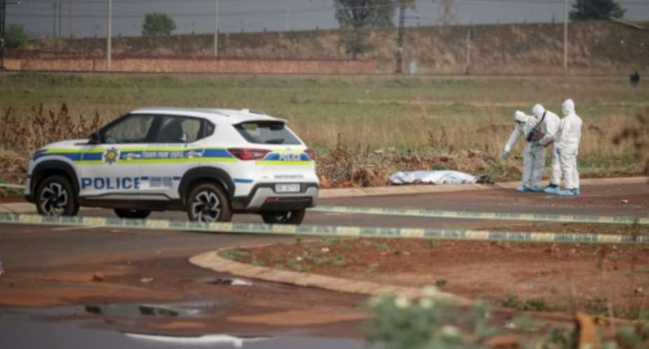 South Africa has one of the worlds highest murder rates.  By EMMANUEL CROSET (AFP/File)