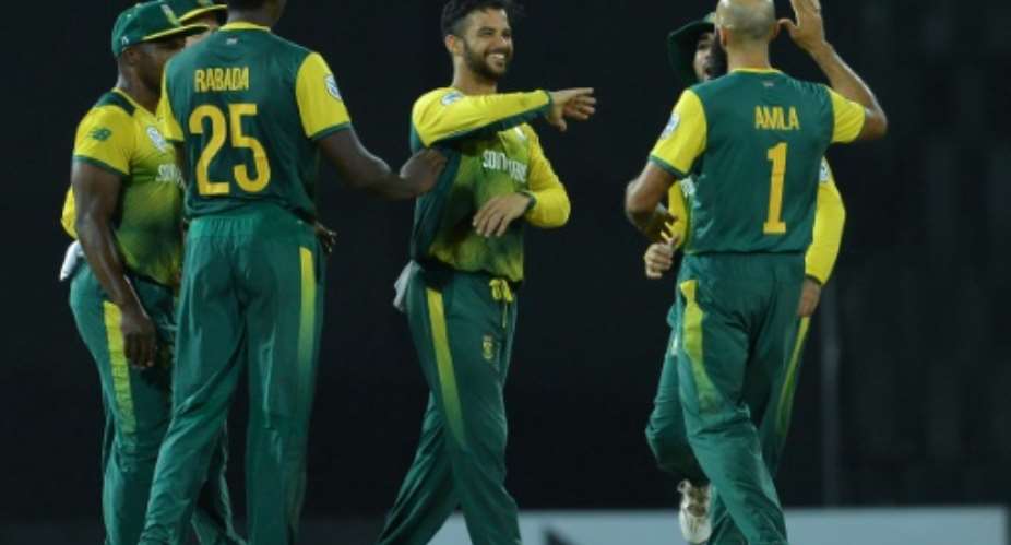 South Africa have a three-match T20 international series in Zimbabwe next month.  By LAKRUWAN WANNIARACHCHI AFPFile