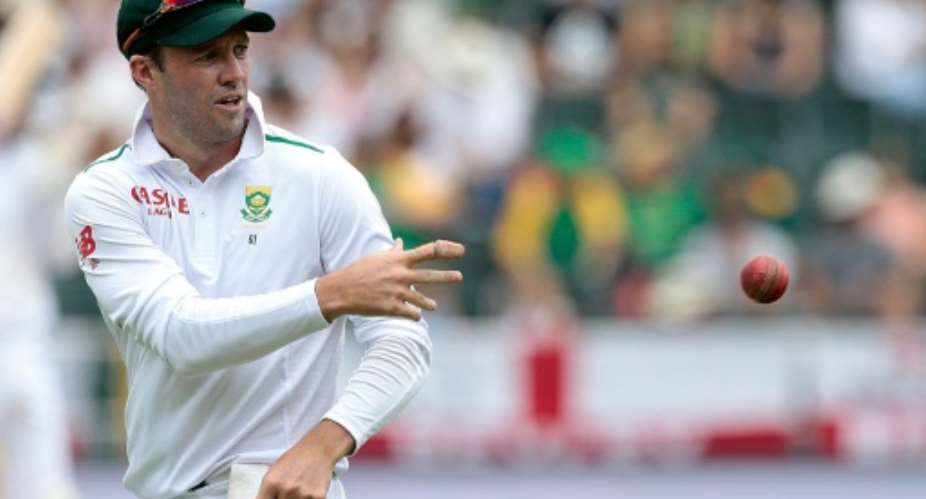 South Africa's  AB de Villiers had a harsh introduction to the Test captaincy in Johannesburg.  By Gianluigi Guercia AFPFile