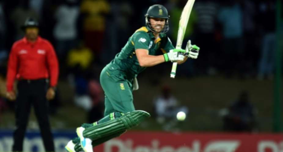 South African cricket team captain AB de Villiers, pictured in 2016, has recovered from an elbow injury which prevented him from playing for six months.  By Jewel SAMAD AFPFile