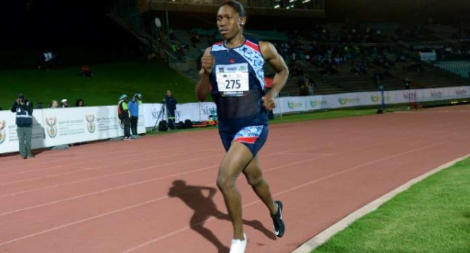 South African Olympic 800m champion Caster Semenya is threatened by new regulations that could scupper her career.  By STRINGER AFPFile