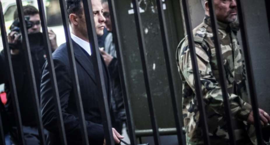 South African Paralympian Oscar Pistorius is serving a six-year jail term for murdering his girlfriend Reeva Steenkamp in his Pretoria home in 2013.  By AUNTONY ZINYANGE (AFP/File)