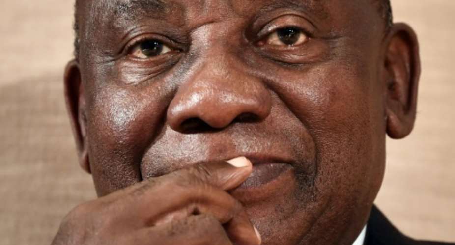 South African President Cyril Ramaphosa has staked his reputation on fighting corruption.  By Fabrice COFFRINI AFPFile
